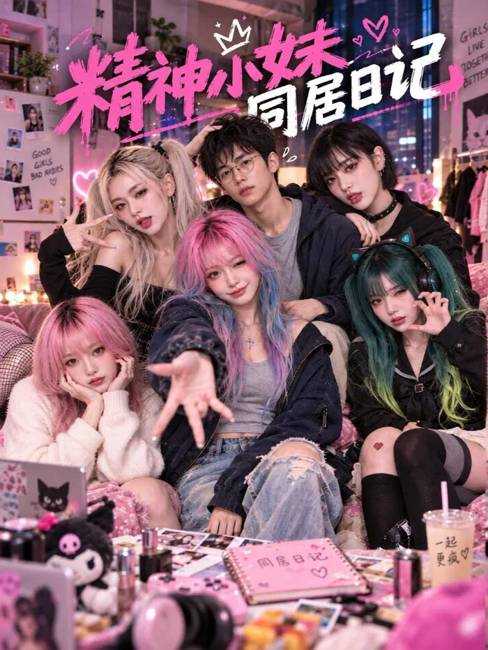 热播短剧《精神小妹》封面，都市喜剧青春题材